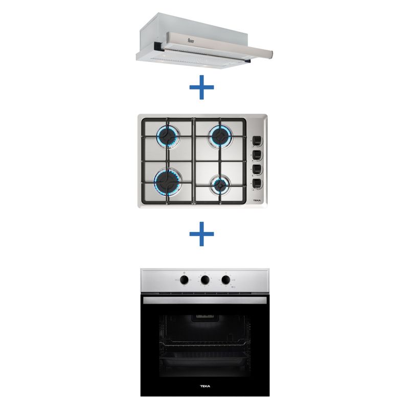 TEKA - Combo Horno Electrico + Encimera + Campana Teka