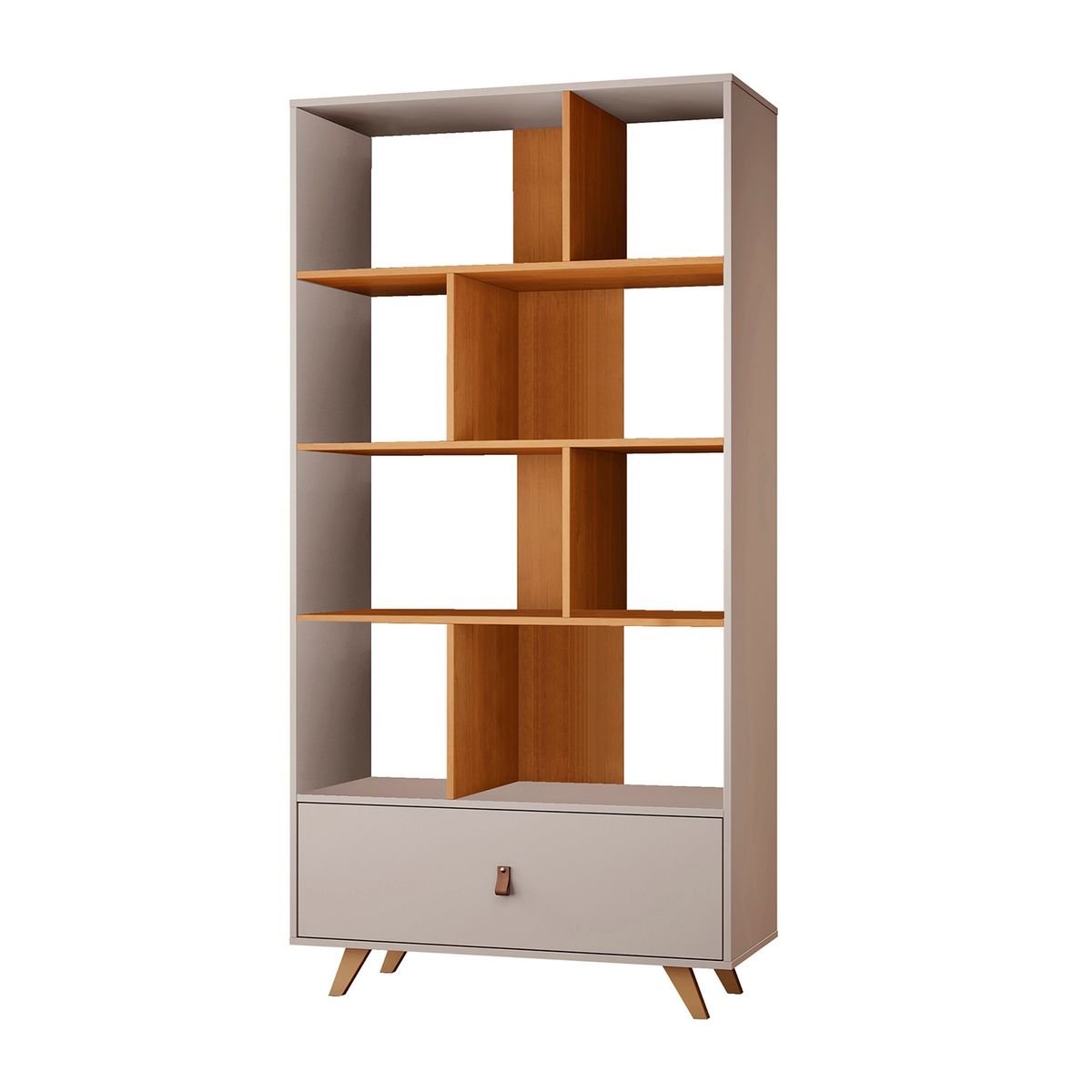 DI PORETTI - Librero Giga 91X179X39 Cm Café  Di Poretti