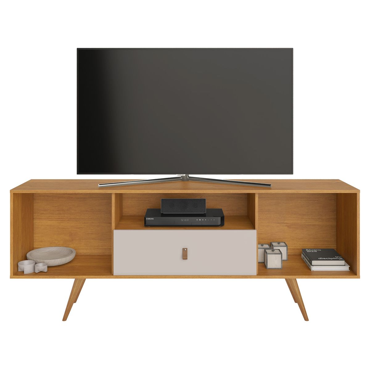 DI PORETTI - Rack Sublime 70" 182X68X38.5 Cm Café Di Poretti