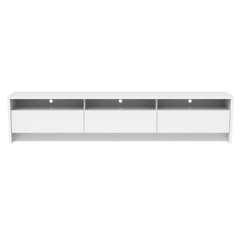 DECOCASA Rack TV 75 Pulgadas Aspen Blanco