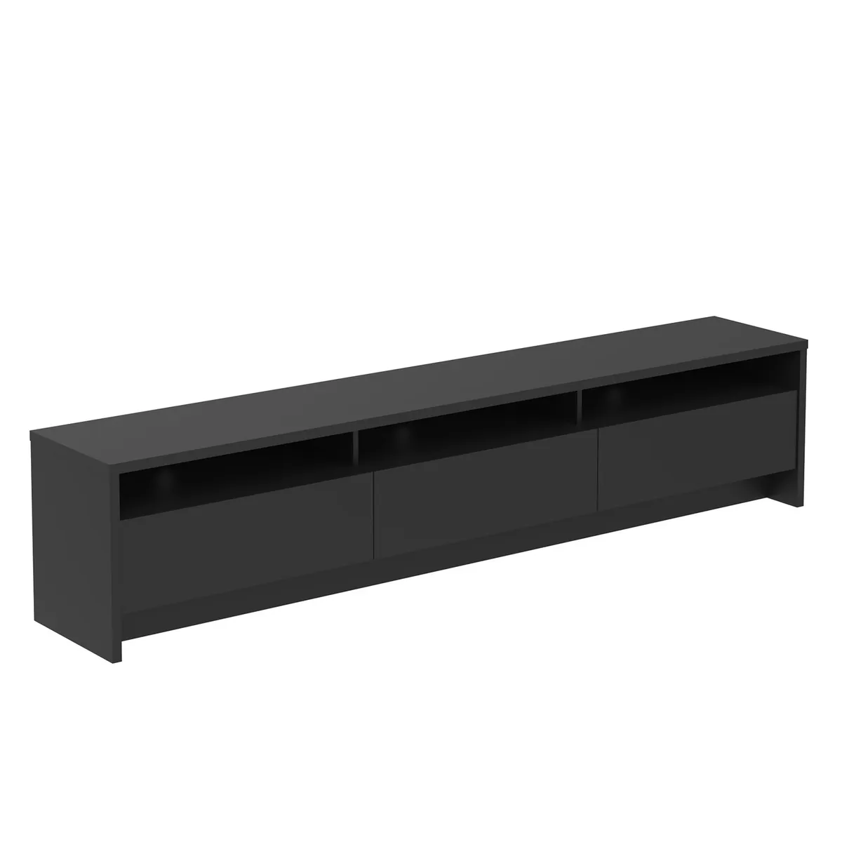 DECOCASA - Rack TV 75 Pulgadas Aspen Negro Decocasa