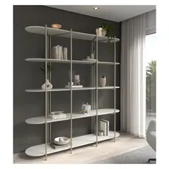 DECOCASA - Estante Enya Off White Champag
