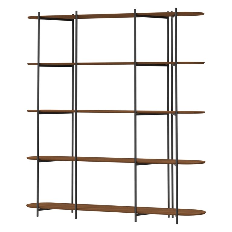 DECOCASA Estante Enya Canela Black