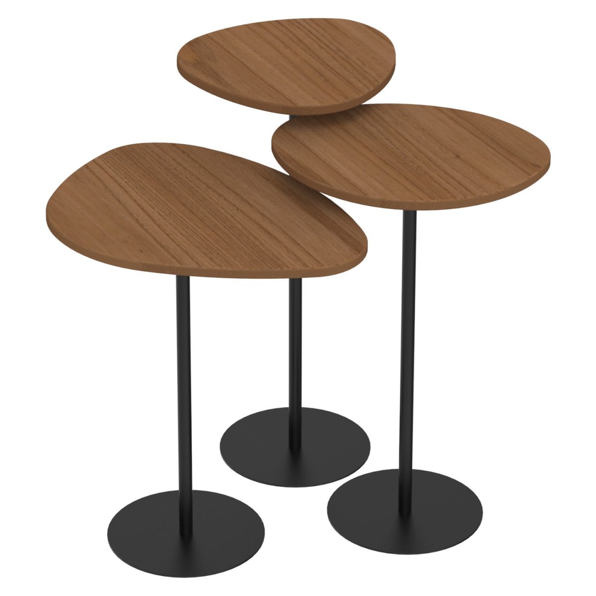 DECOCASA - Set Mesas Botanic Canela Black Decocasa