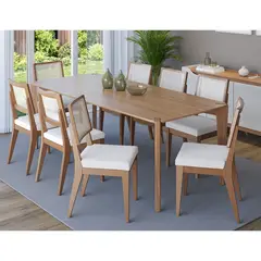 DECOCASA - Juego De Comedor 8 Sillas Harmony