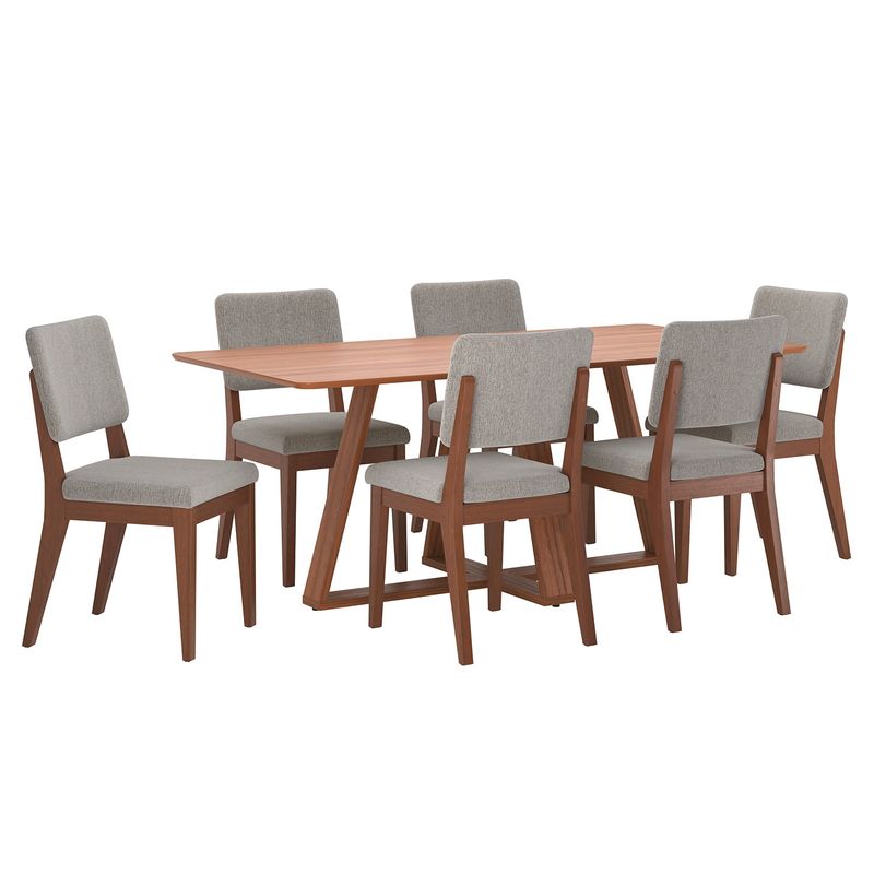 DECOCASA - Juego De Comedor 6 Sillas Avena Decocasa