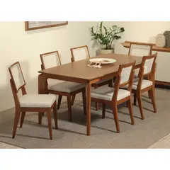 DECOCASA - Juego De Comedor 6 Sillas Laurent