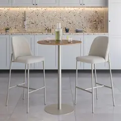 DECOCASA - Bar Orb Cha + 2 Banquetas Luci