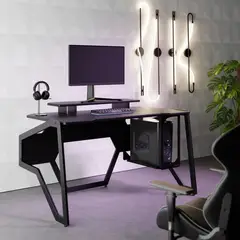 DECOCASA - Escritorio Gamer Spider Negro
