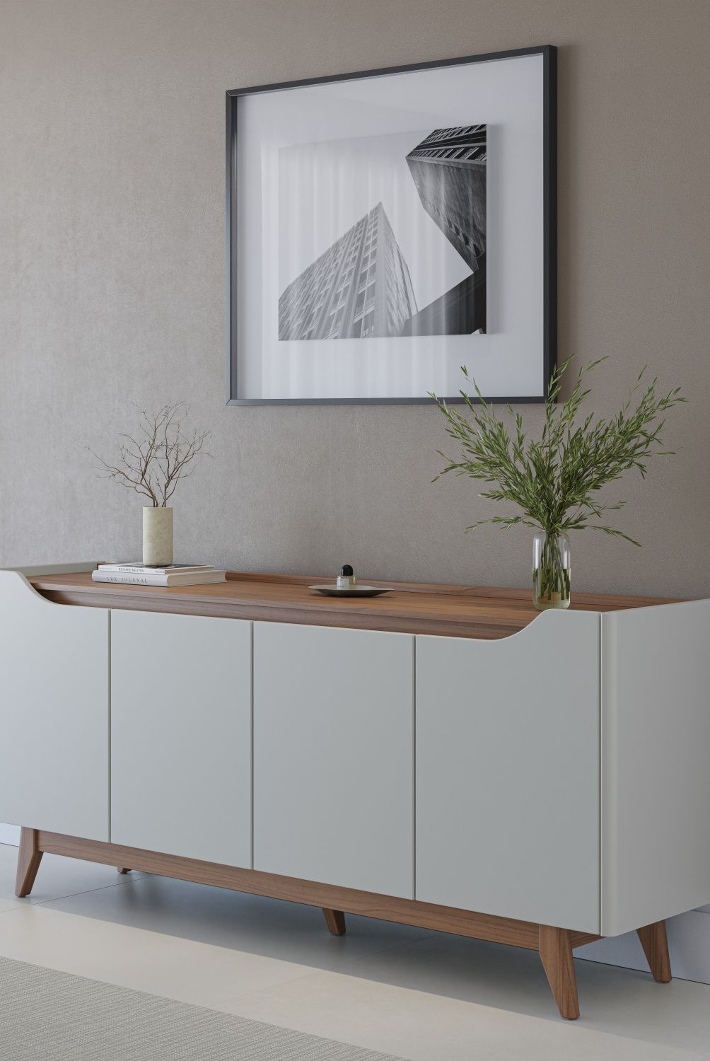 DECOCASA - Buffet Pulse Off White Canela Decocasa