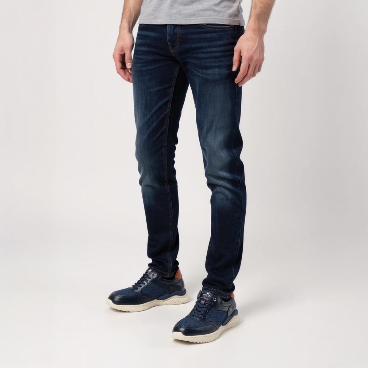 XTI - Zapato Casual Hombre Azul  Xti