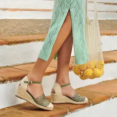 XTI - Zapato Casual Mujer Verde