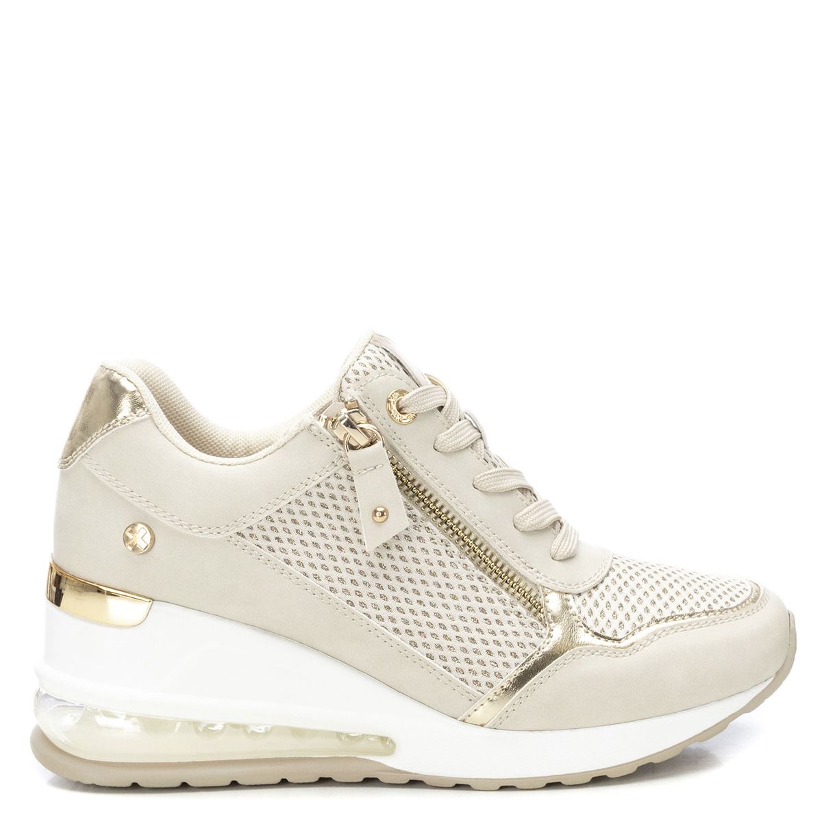 XTI - Zapatilla Urbana Mujer Beige Xti