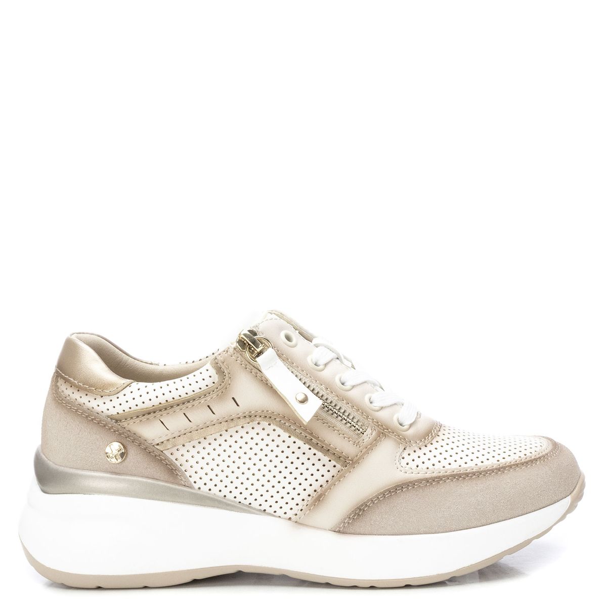XTI - Zapatilla Urbana Mujer Beige Xti