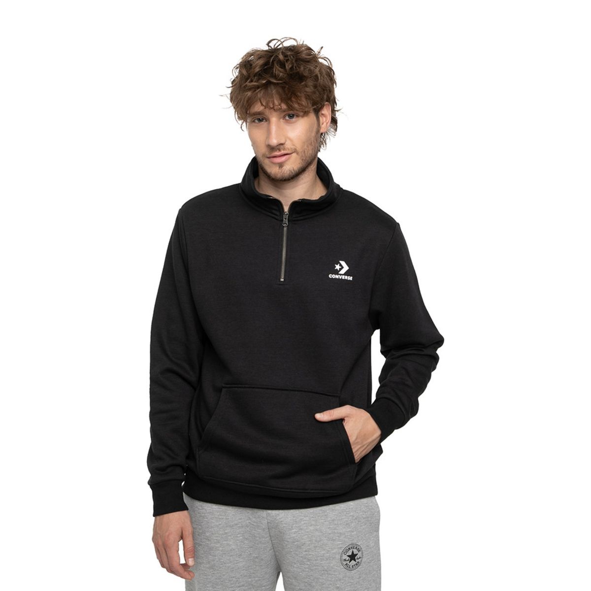 CONVERSE - Polerón Urbano Regular Fit Hombre Converse