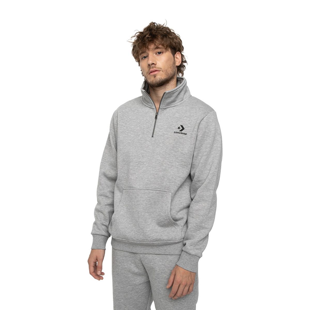 CONVERSE - Polerón Urbano Regular Fit Hombre Converse