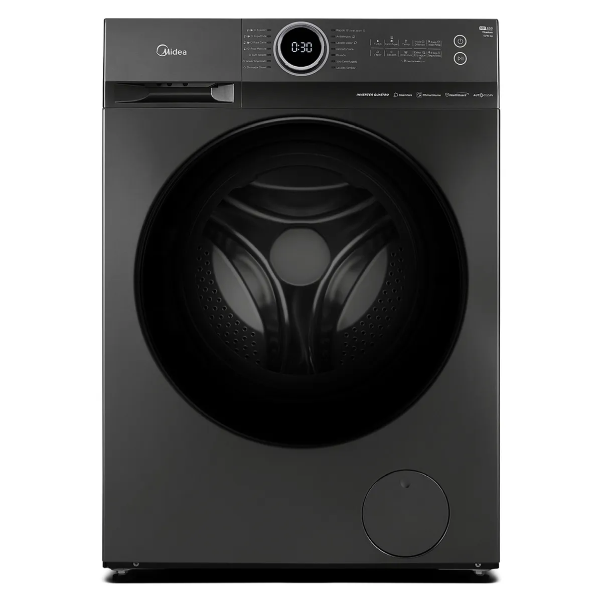 MIDEA - Lavadora-Secadora 13Kg/10Kg Inverter Mf200D130Wb/T Midea