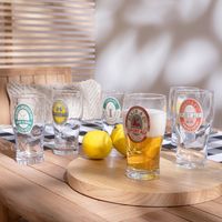 Set 6 Vasos Cerveceros Vintage 564 ml