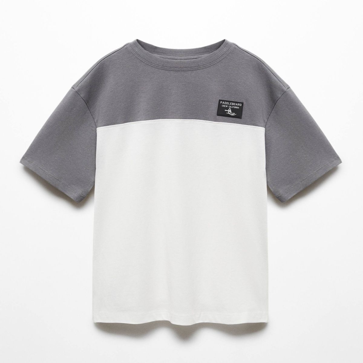 MANGO KIDS - Polera Bicolor Surf Niño Mango Kids