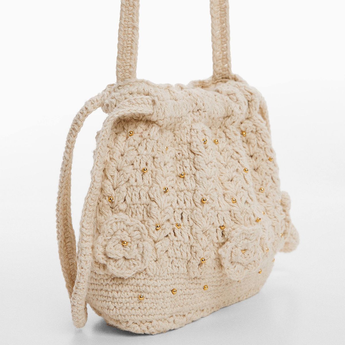 MANGO KIDS - Bolso Crochet Flores Niña Mango Kids