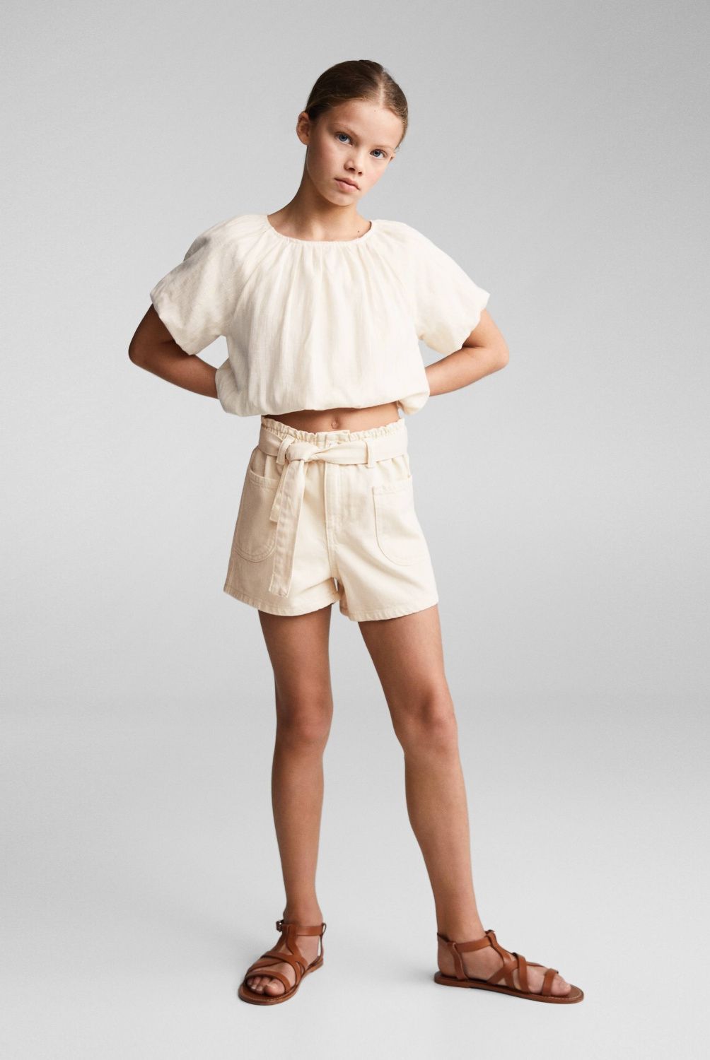 MANGO KIDS - Blusa Lúrex Rayas Niña Mango Kids