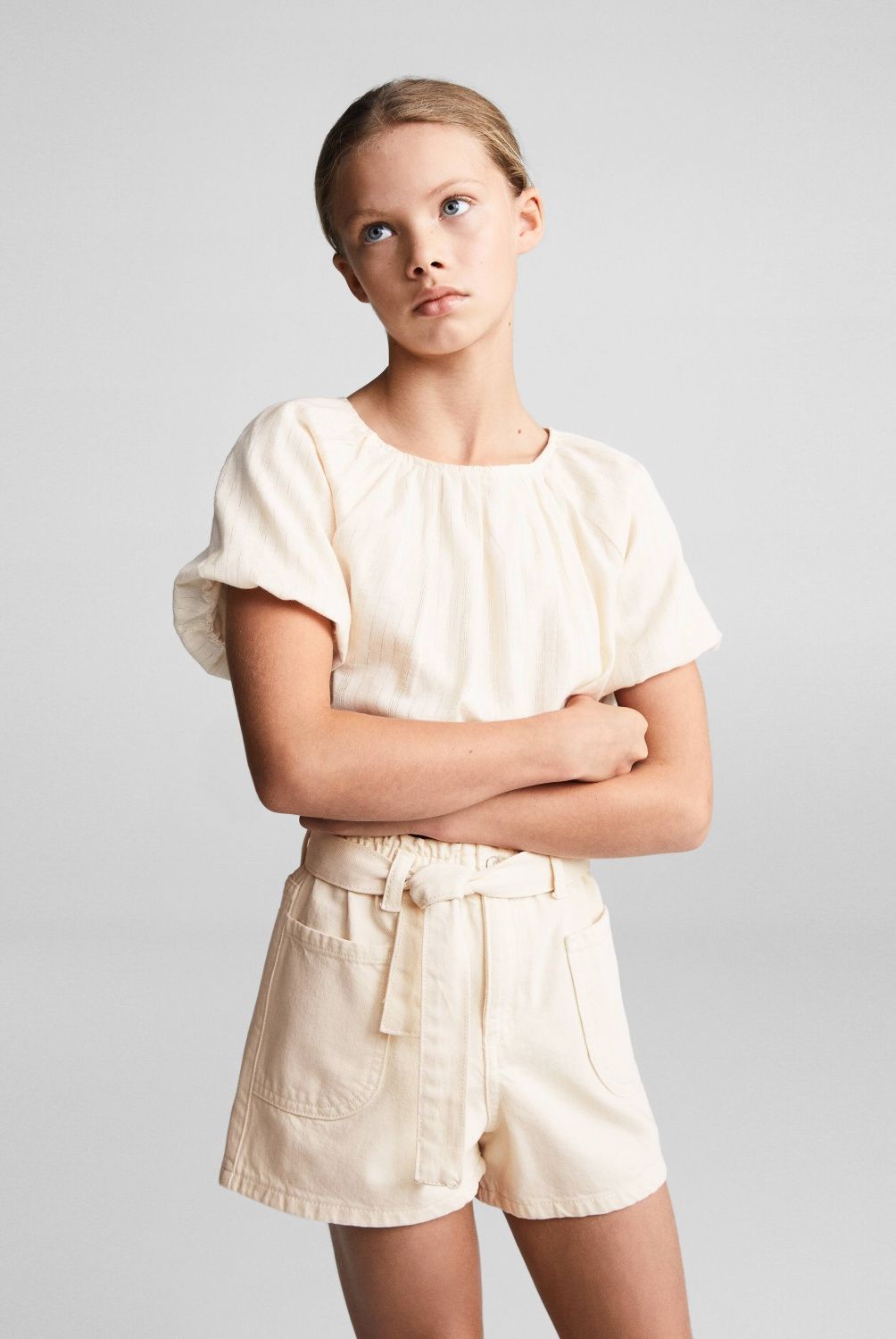 MANGO KIDS - Blusa Lúrex Rayas Niña Mango Kids