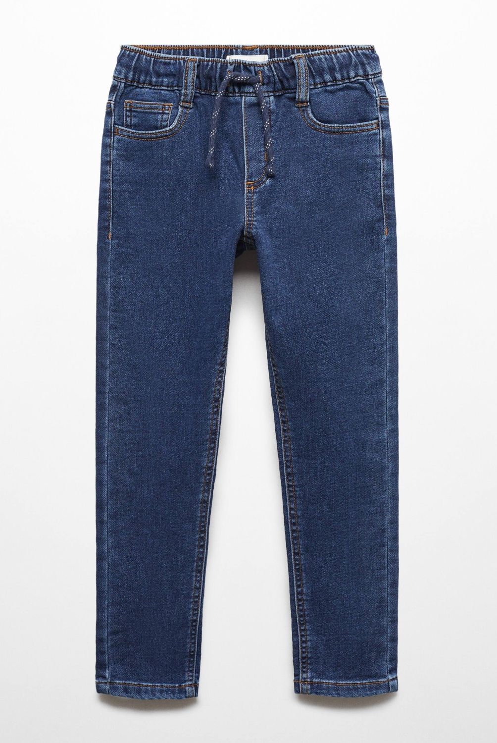 MANGO KIDS - Jeans con Cintura Elasticada de Algodón  Niño Mango Kids