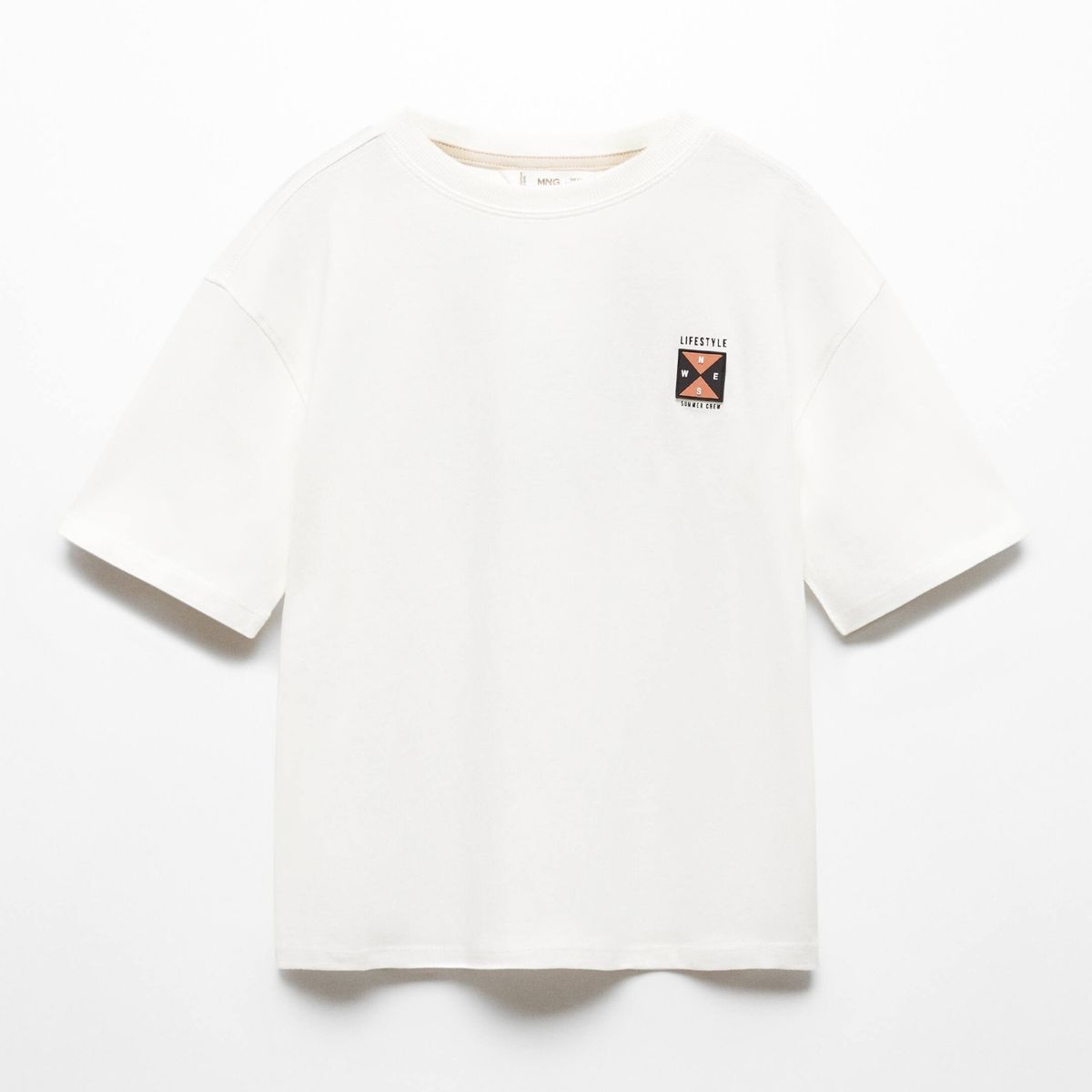 MANGO KIDS - Polera Estampada Surf Niño Mango Kids