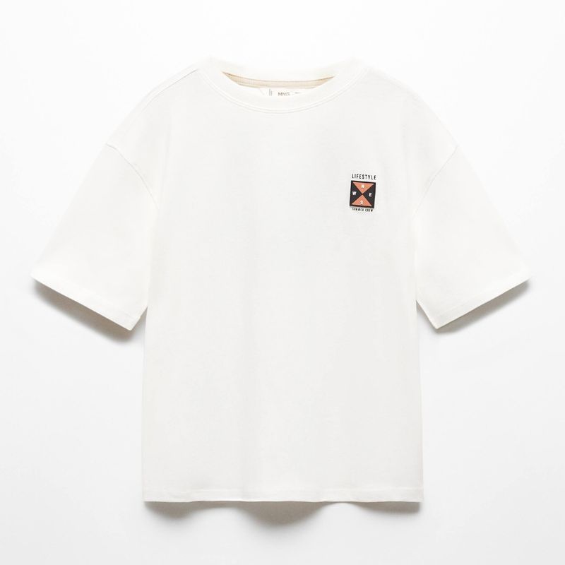 MANGO KIDS - Polera Estampada Surf Niño Mango Kids