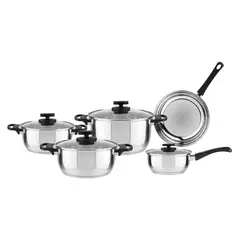 MAGEFESA - Batería De Cocina Acero Inoxidable Style Nº De Piezas 9