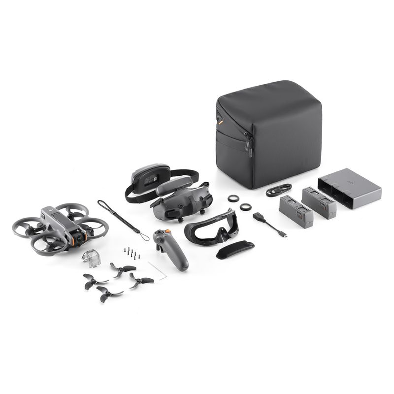 DJI - Drone Semiprofesional DJI Avata 2 Fly More Combo 3 Baterias