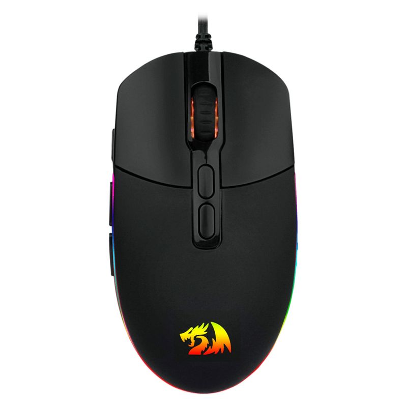 REDRAGON - Mouse Alambrico Gamer RGB M719 Invader 8 Botones Redragon
