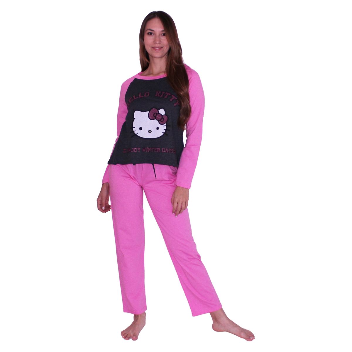 HELLO KITTY - Pijama Largo Mujer Hello Kitty