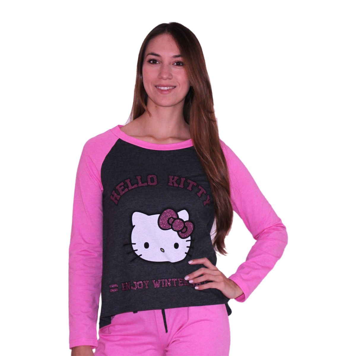 HELLO KITTY - Pijama Largo Mujer Hello Kitty