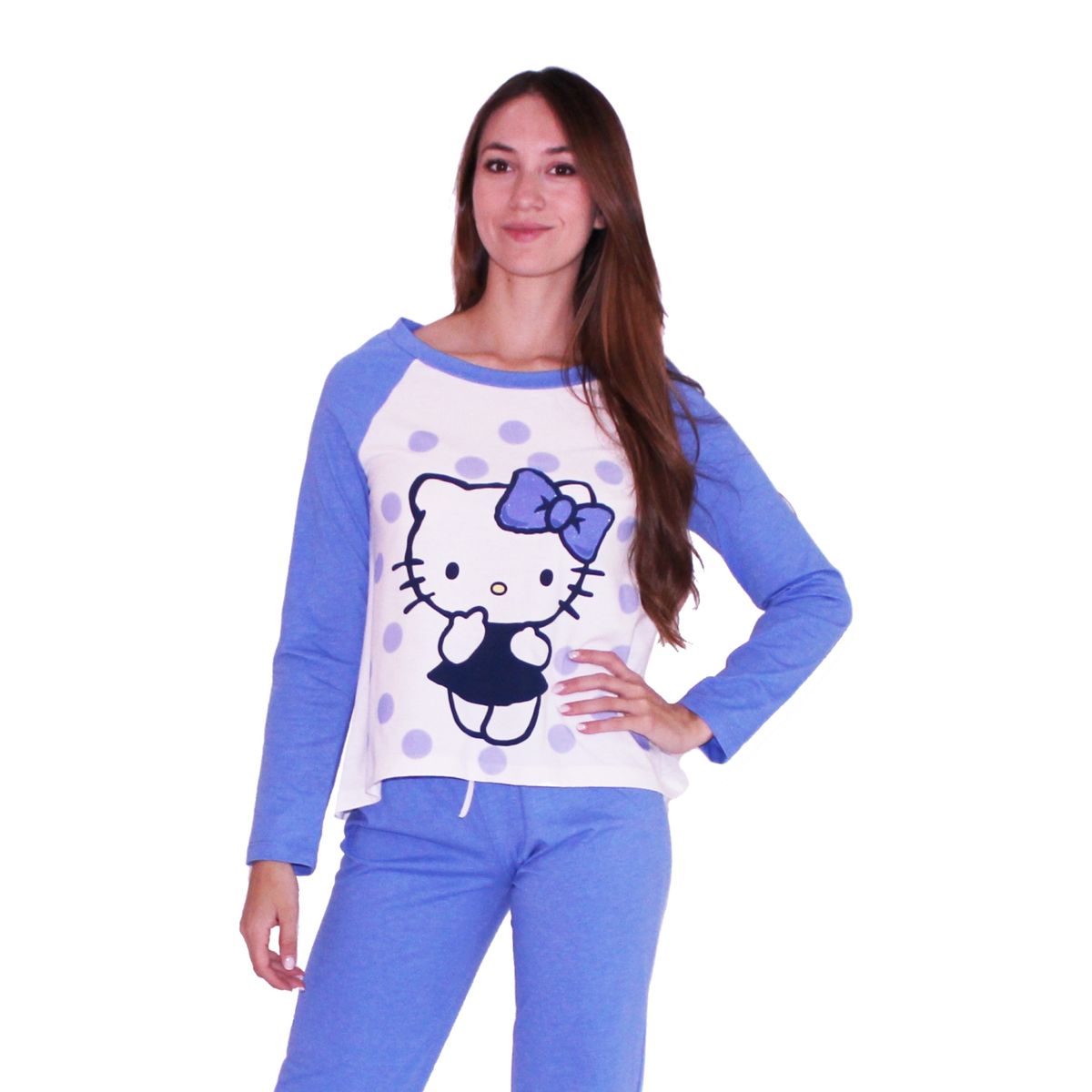 HELLO KITTY - Pijama Largo Mujer Hello Kitty