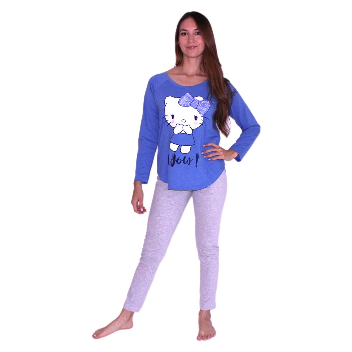 HELLO KITTY - Pijama Largo Mujer Hello Kitty