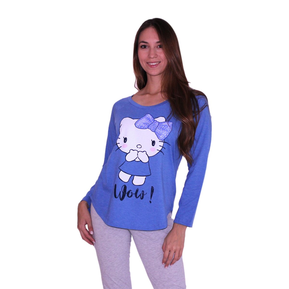 HELLO KITTY - Pijama Largo Mujer Hello Kitty