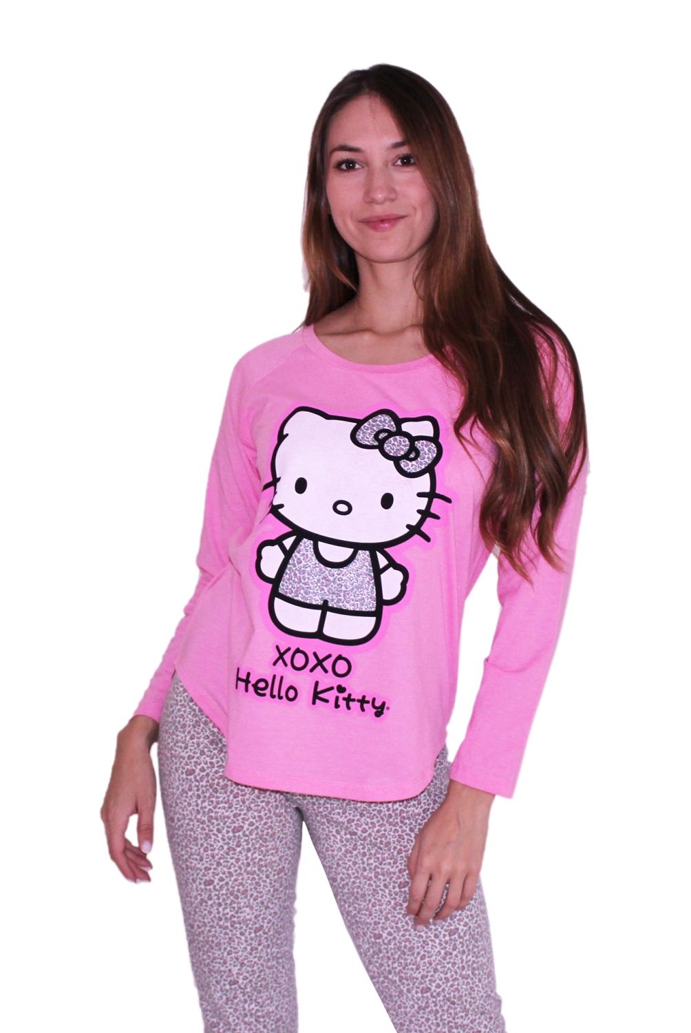 HELLO KITTY - Pijama Largo Mujer Hello Kitty