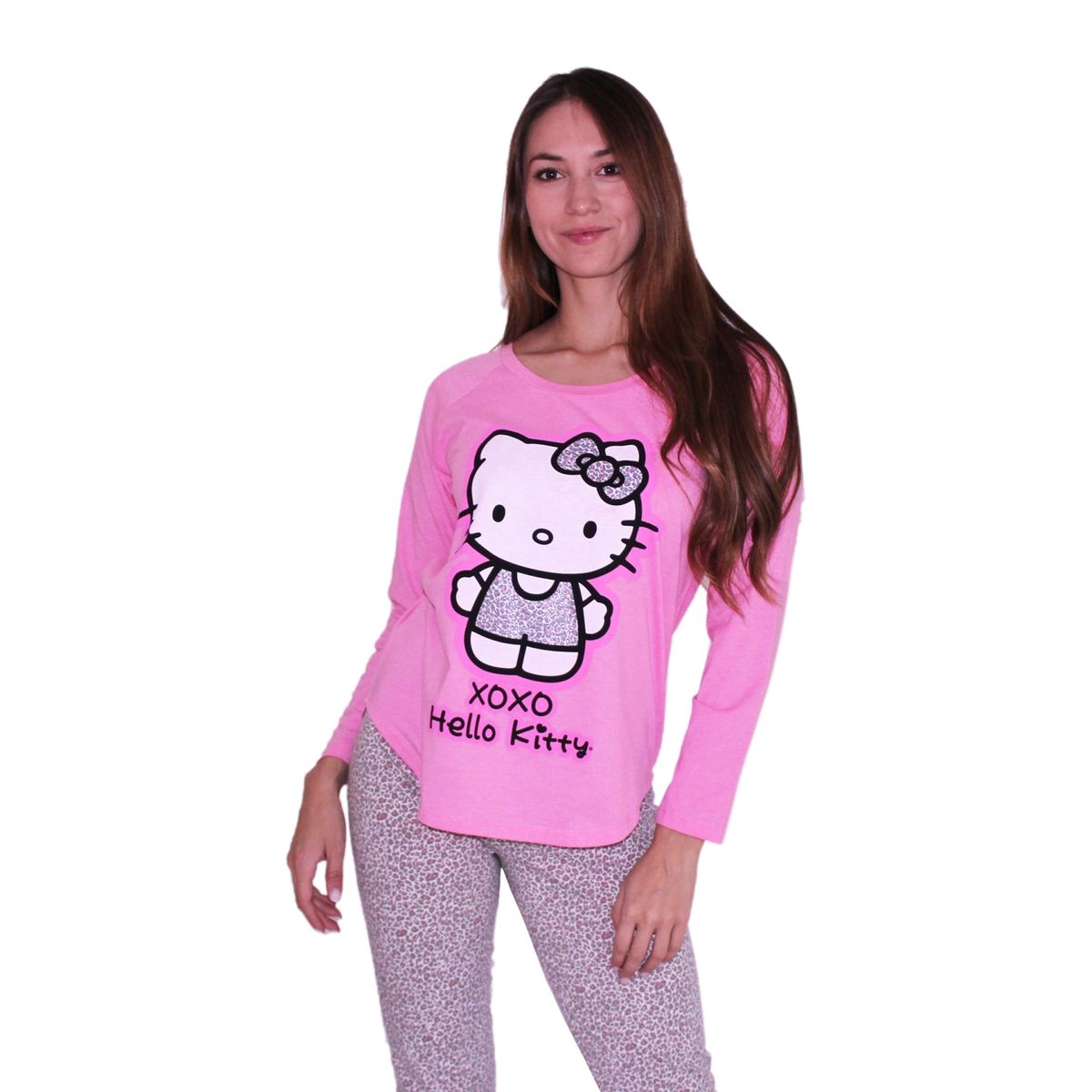 HELLO KITTY - Pijama Largo Mujer Hello Kitty