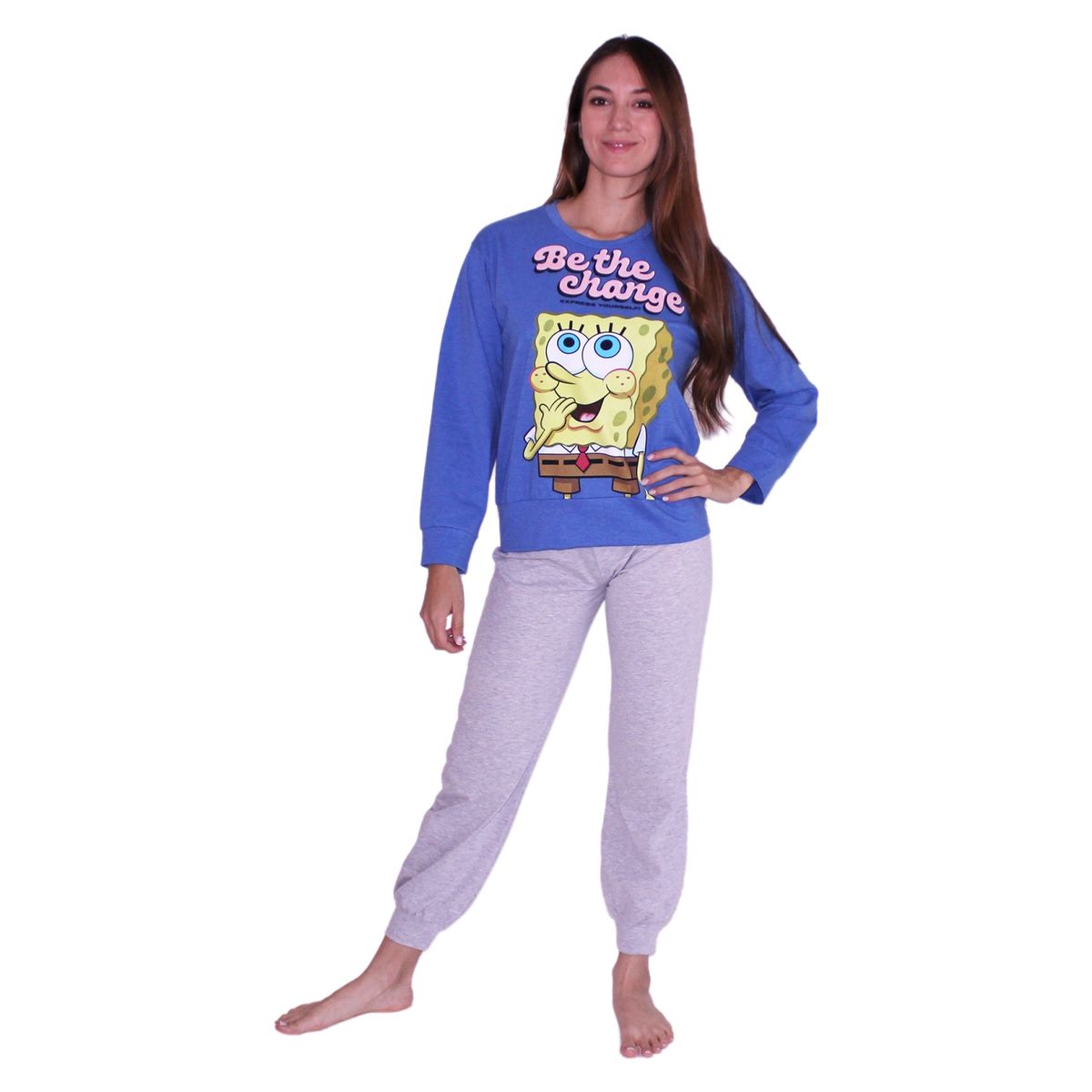 BOB ESPONJA - Pijama Mujer Bob Esponja