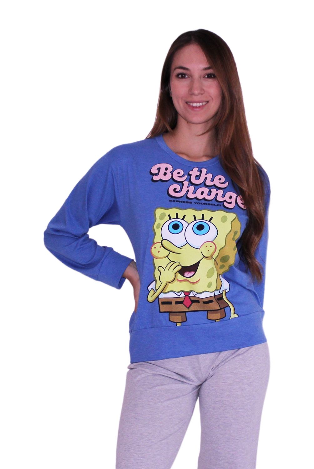 BOB ESPONJA - Pijama Mujer Bob Esponja