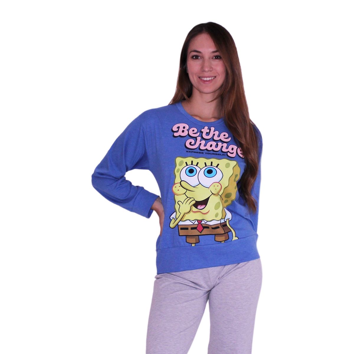 BOB ESPONJA - Pijama Mujer Bob Esponja