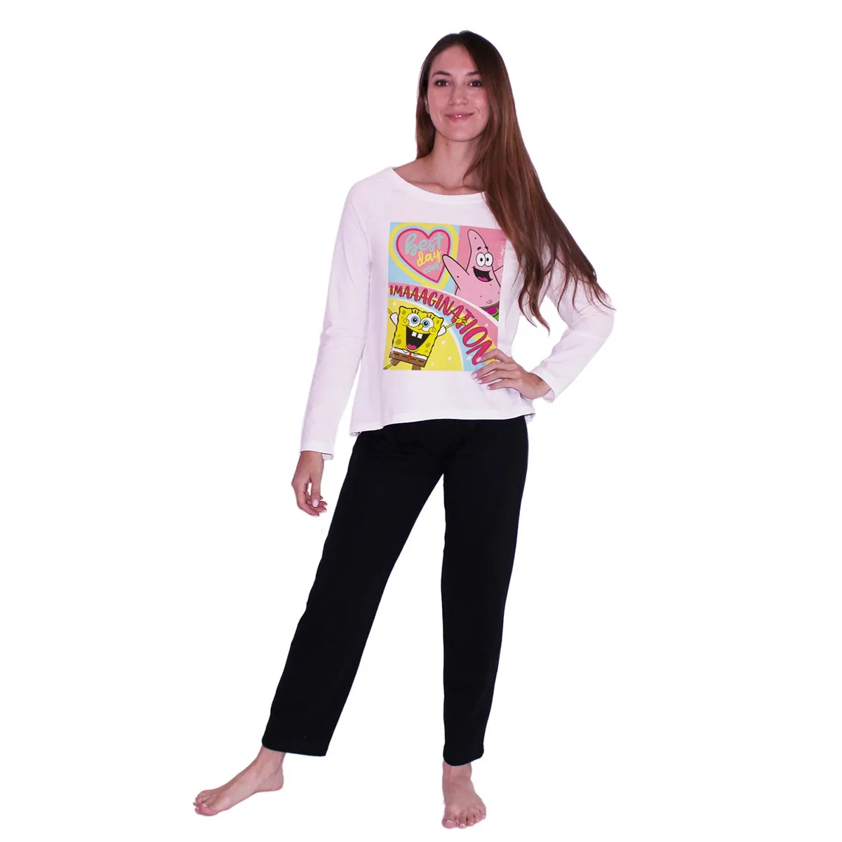 BOB ESPONJA - Pijama Mujer Bob Esponja