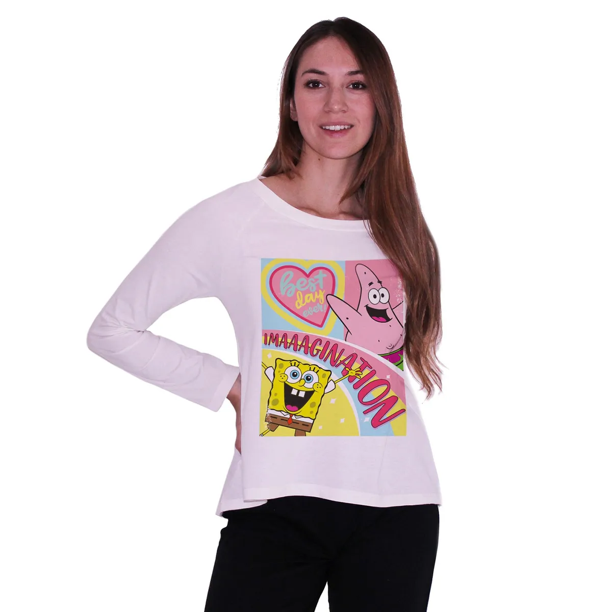 BOB ESPONJA - Pijama Mujer Bob Esponja