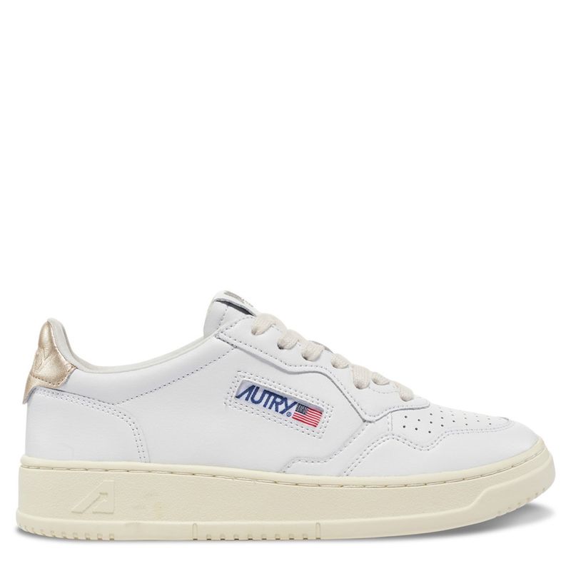 AUTRY - Zapatilla Urbana Mujer Cuero Blanco Autry