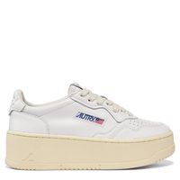 Zapatilla Urbana Mujer Cuero Blanco