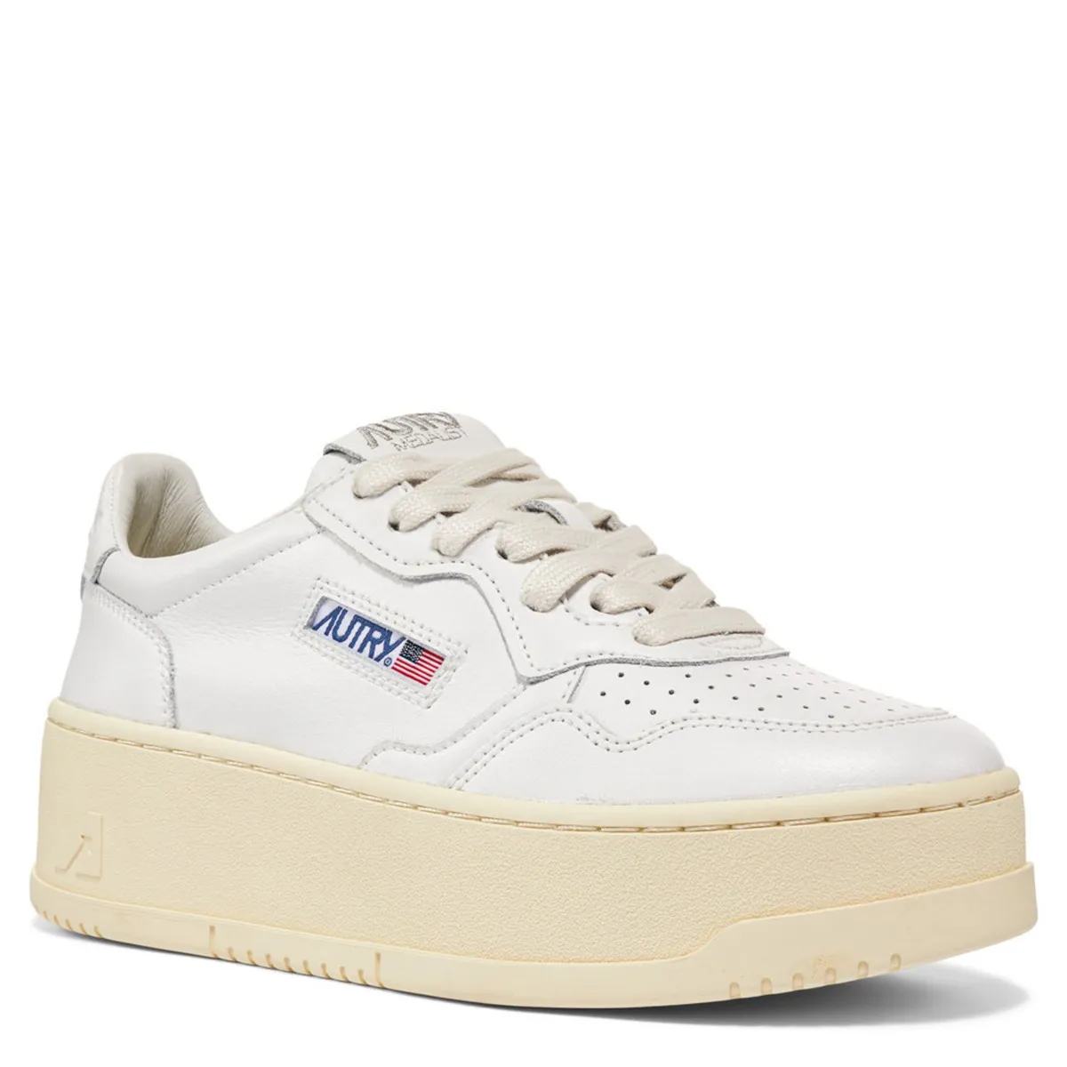 AUTRY - Zapatilla Urbana Mujer Cuero Blanco Autry