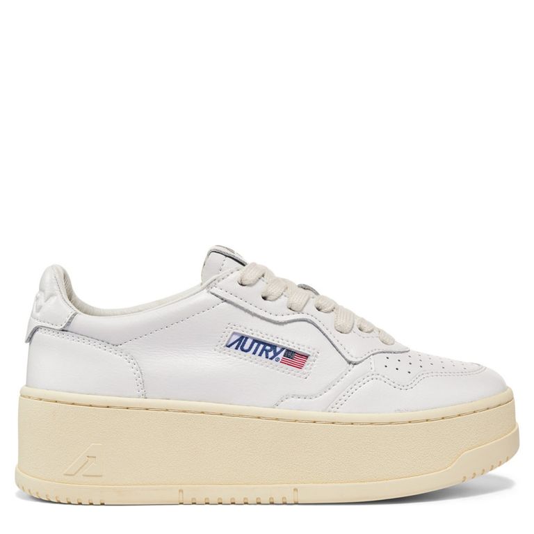 AUTRY Zapatilla Urbana Mujer Cuero Blanco