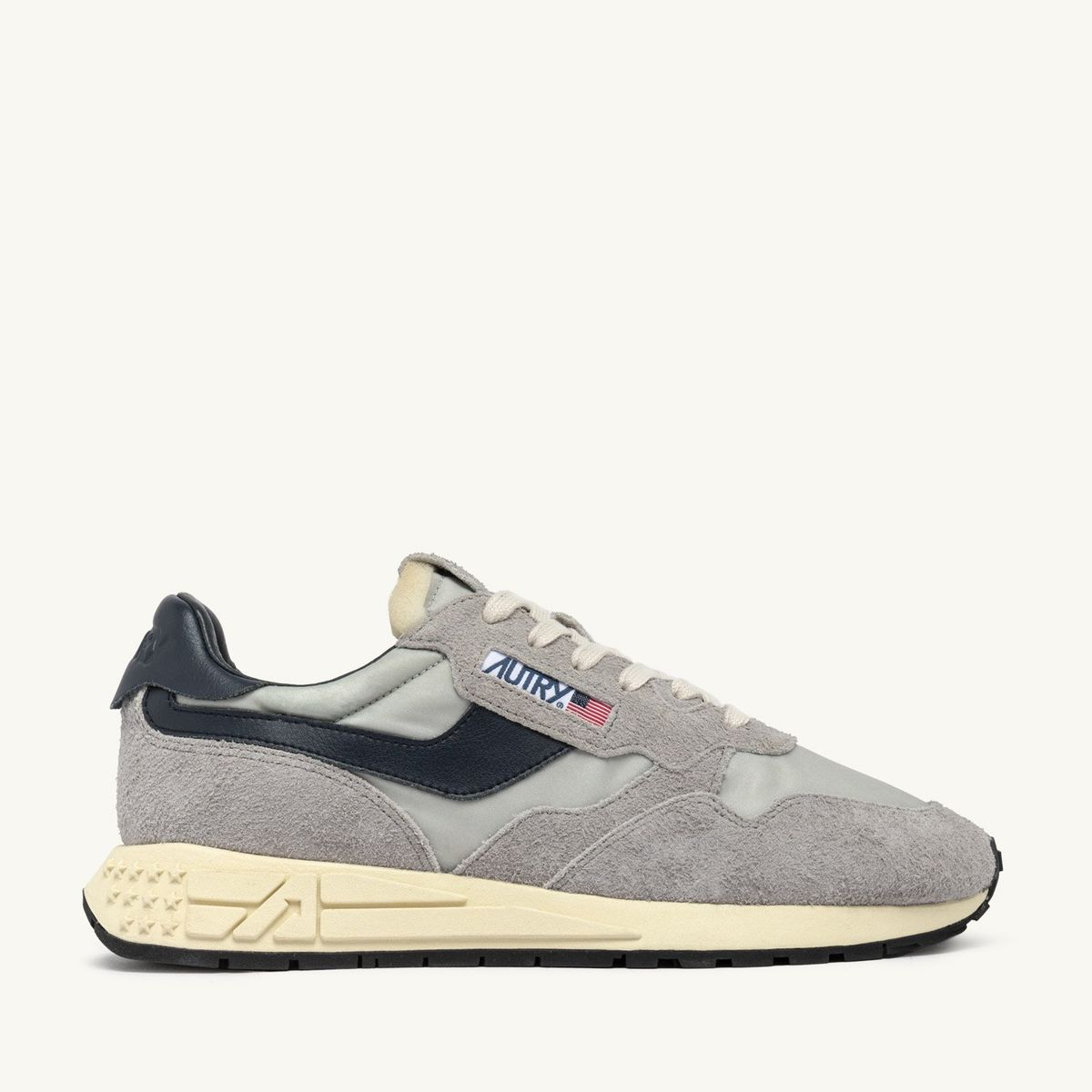 AUTRY - Zapatilla Urbana Hombre Cuero Gris Autry