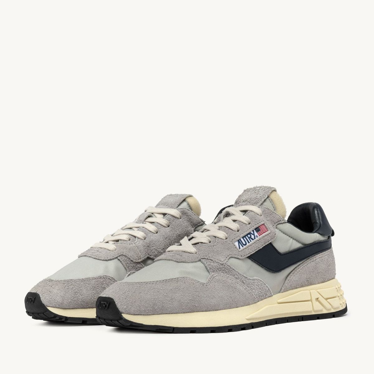 AUTRY - Zapatilla Urbana Hombre Cuero Gris Autry